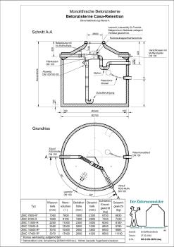 Betonzisterne Casa-Retention